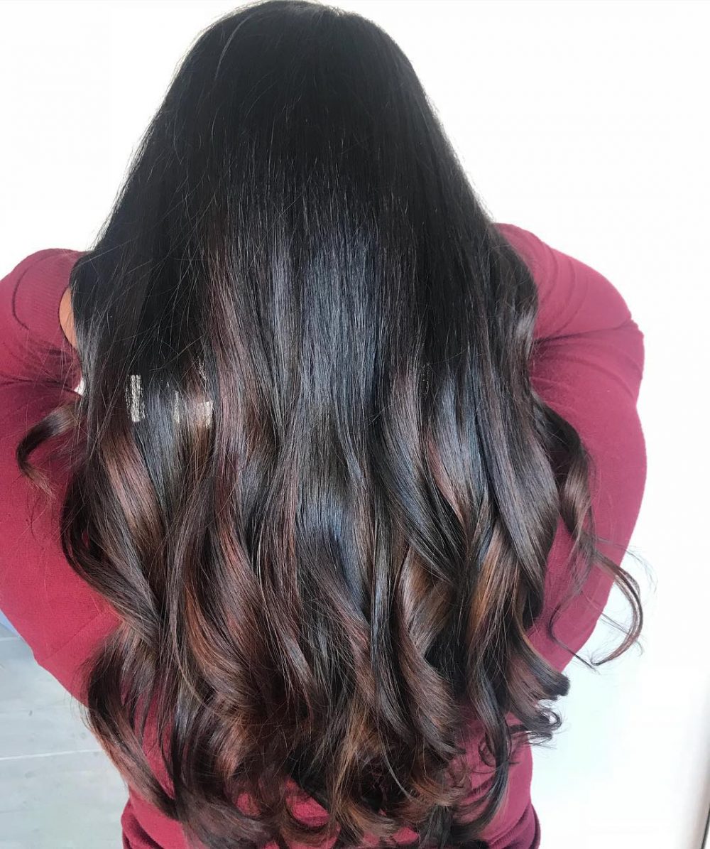 Warm Brunette Balayage