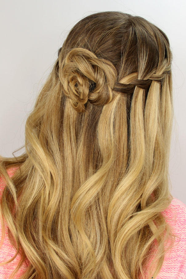 Waterfall Flower Braid