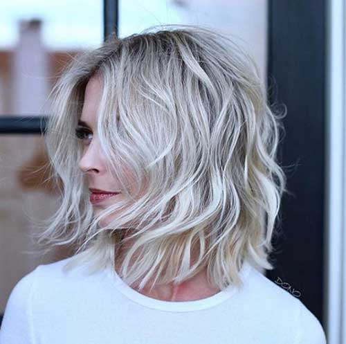 Wavy Short Choppy Haircut 2019