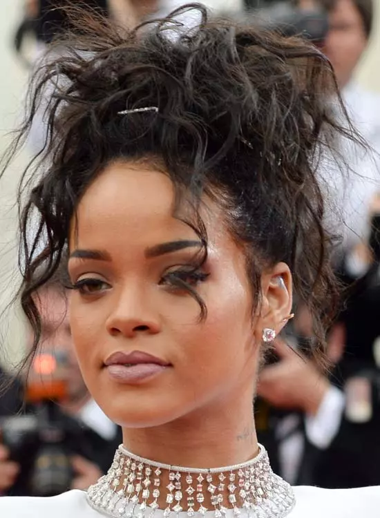 Black Messy Updo