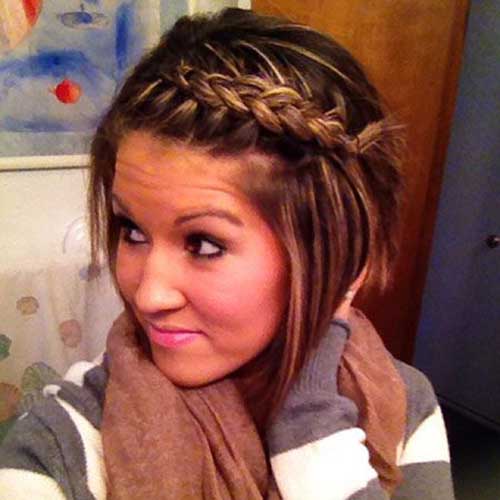 Braided Bangs