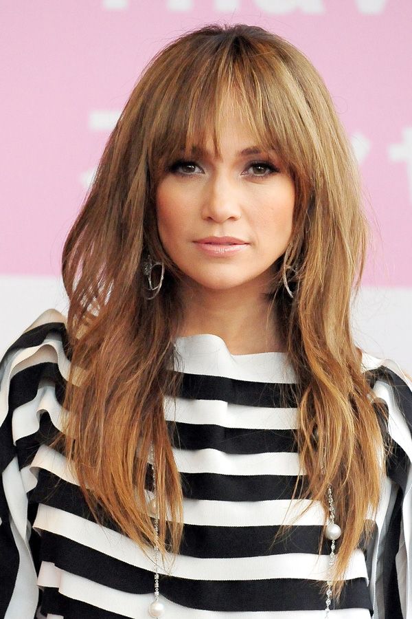 Cozy medium sized hair with bangs