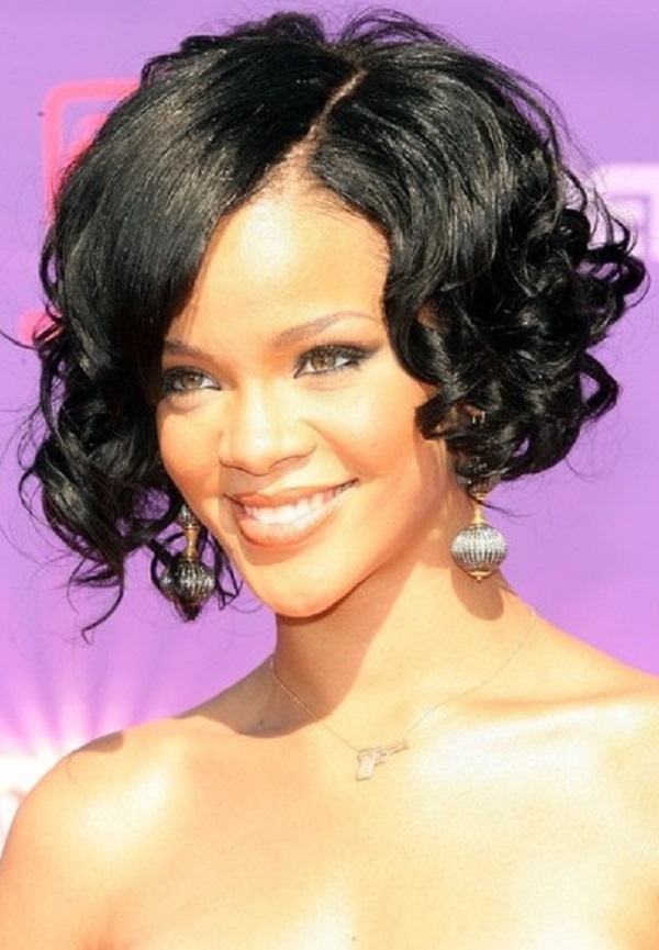 Curly Wavy Black Lengths with Asymmetric Hair Cut
