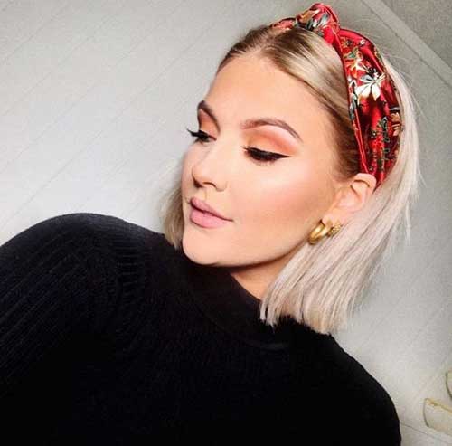 Easy Headband Upstyle for Short Hair