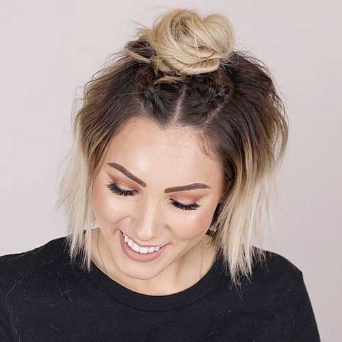 Easy Updo for Short Hair
