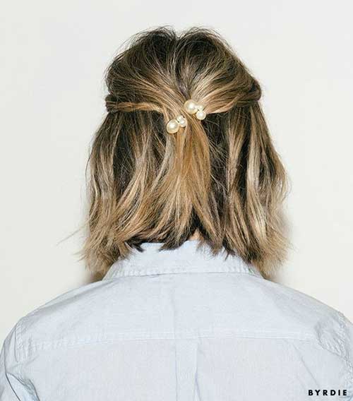 Easy Updos for Short Hair 4
