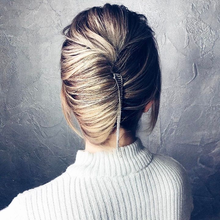 French Twist Chignon Hairstyle