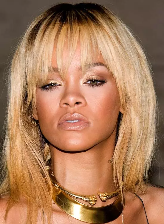Fringed Blonde Bob
