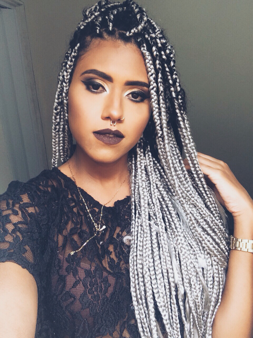 Greyish White Braid