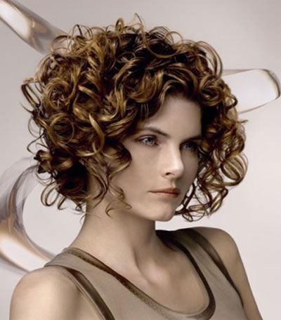 Layered Curly Bob Hairstyle