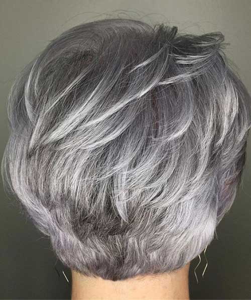 Layered Haircut Back View