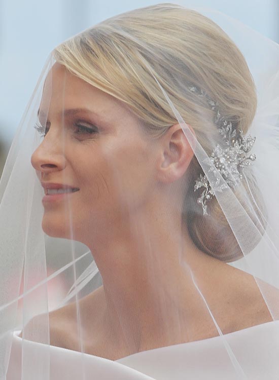 Low Bun With Mini Bouffant and Side Sweep