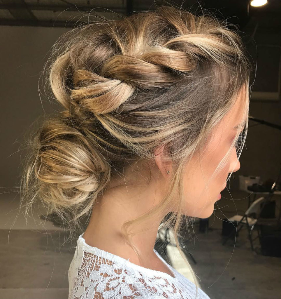 Messy Bun Braid
