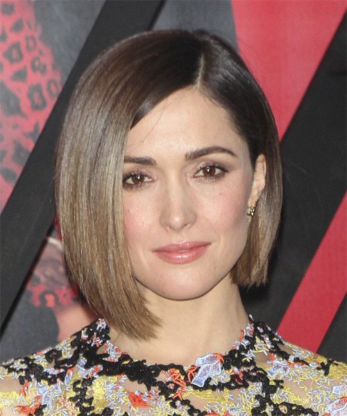 Rose Byrne Medium Straight Bob Hairstyle