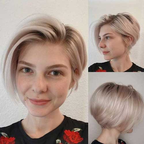 Short Blonde Bob Style