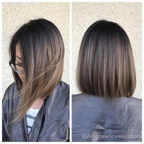 Short Straight Hairstyle