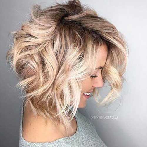 Short Wavy Bob Haircuts 3