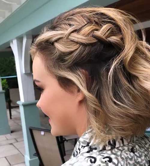 Side Braided Bob