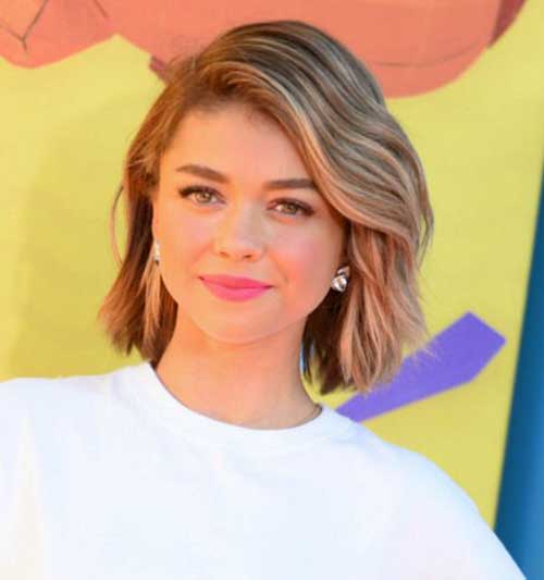 Side Swept Cute Easy Short Hair Idea