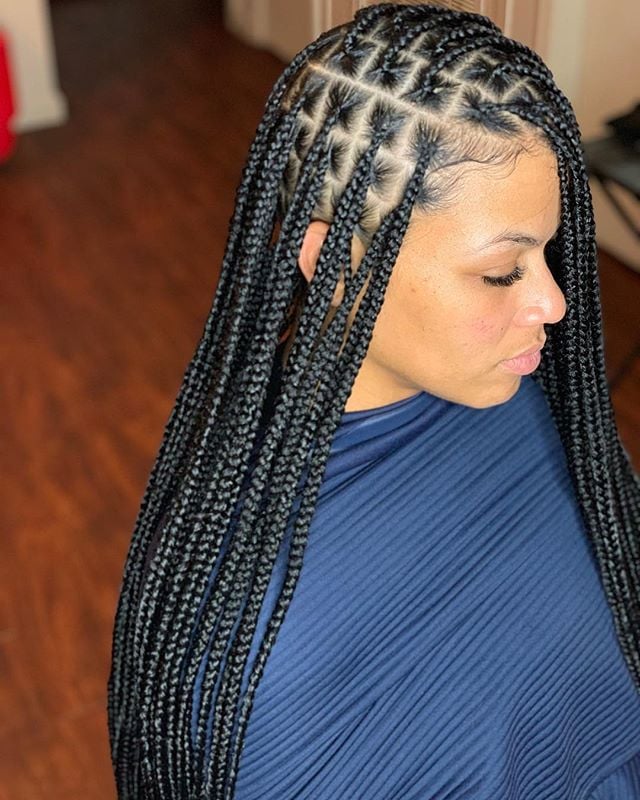 Side Zonal Braid Hairstyle
