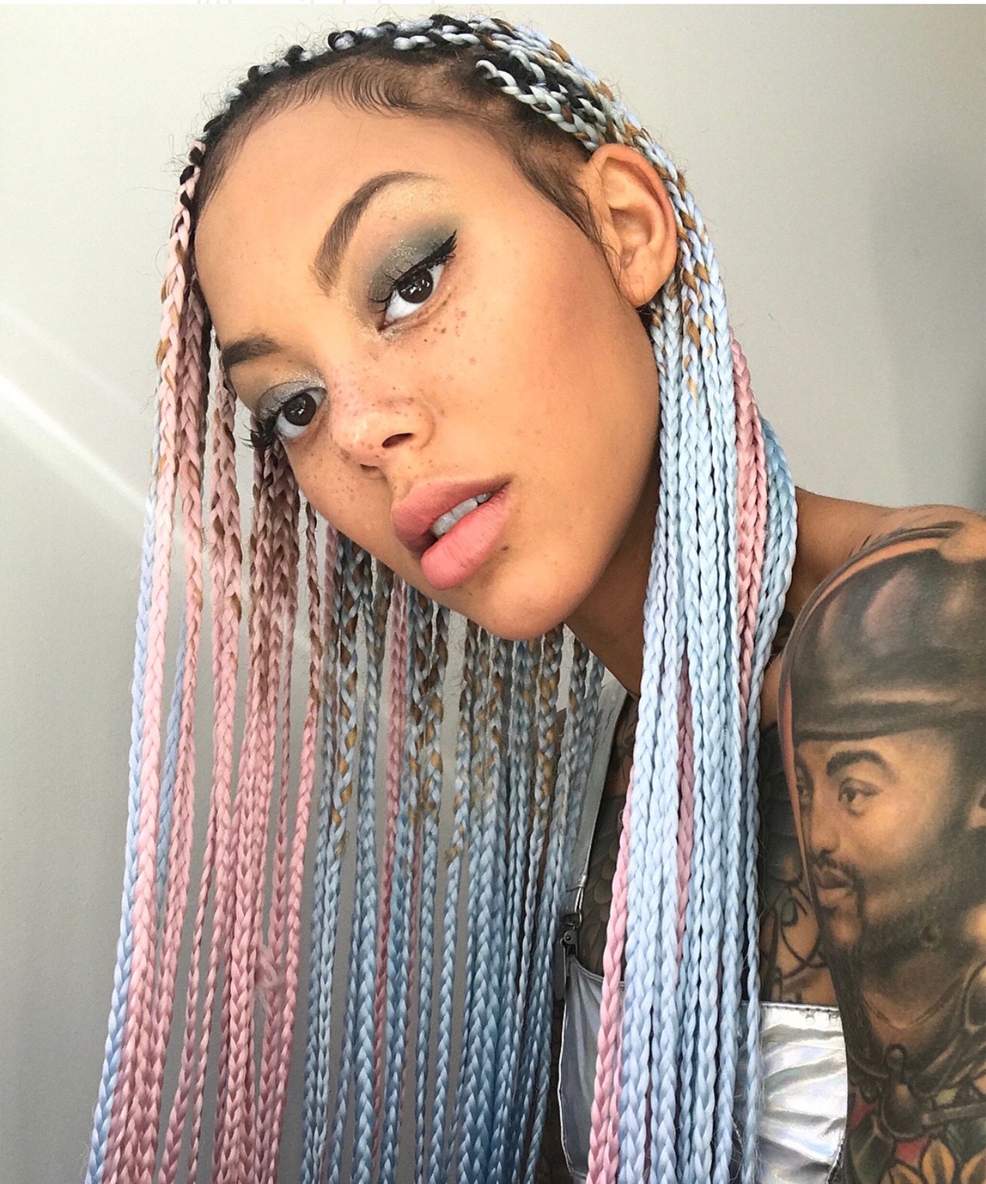 Unicorn Colored Box Braid