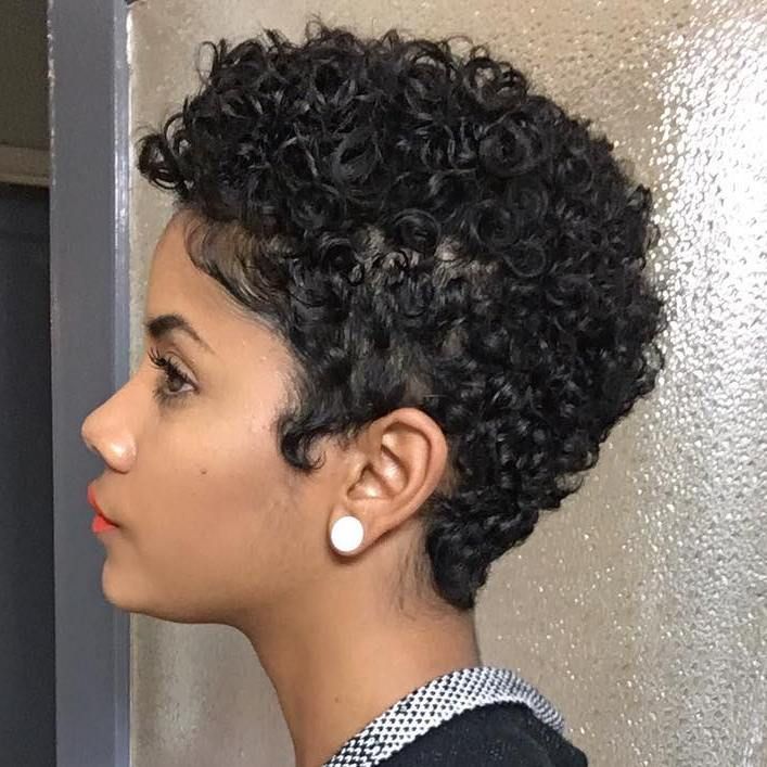 Very Short Curly Hairstyle