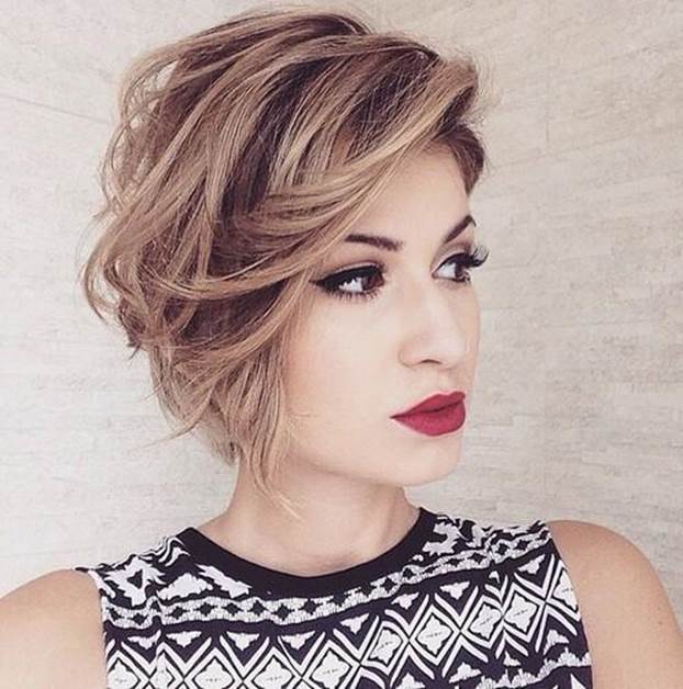 Bob with Side Swept Bangs