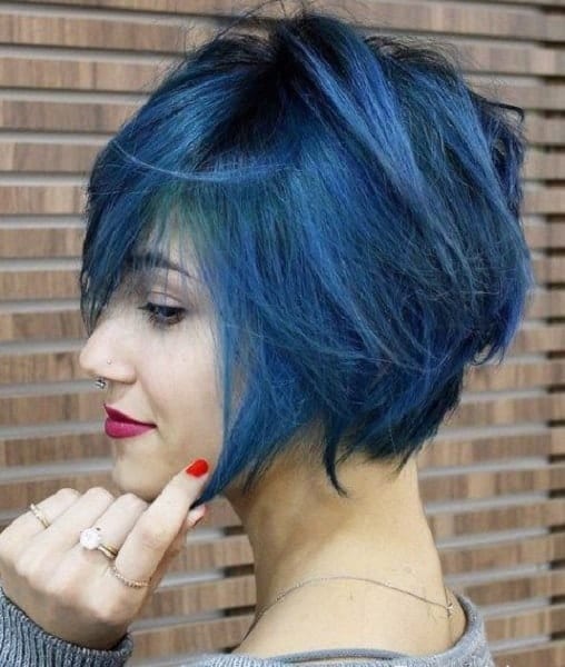 Bold Blue Bob