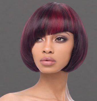 Bright and burgundy