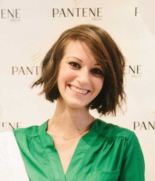 Chocolate Colored Bob Hairstyle