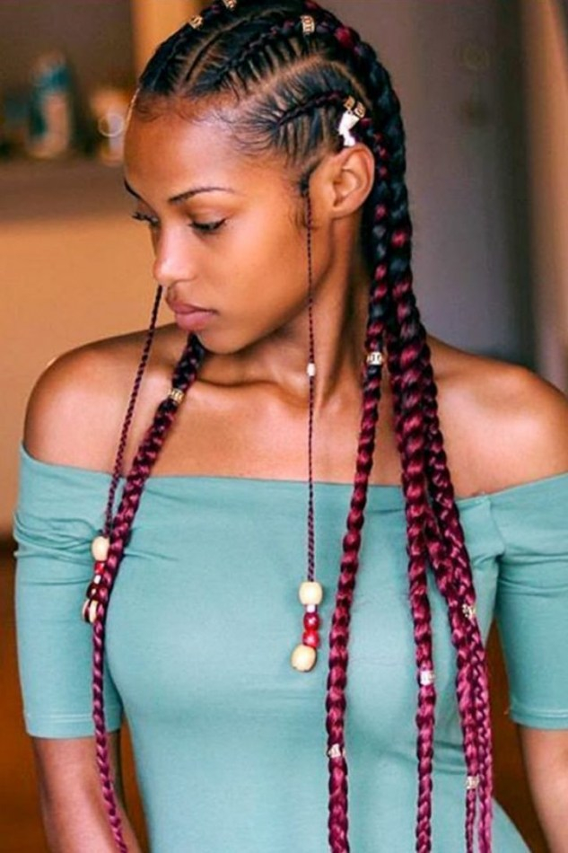 Contemporary Hairstyle for Big Foreheads