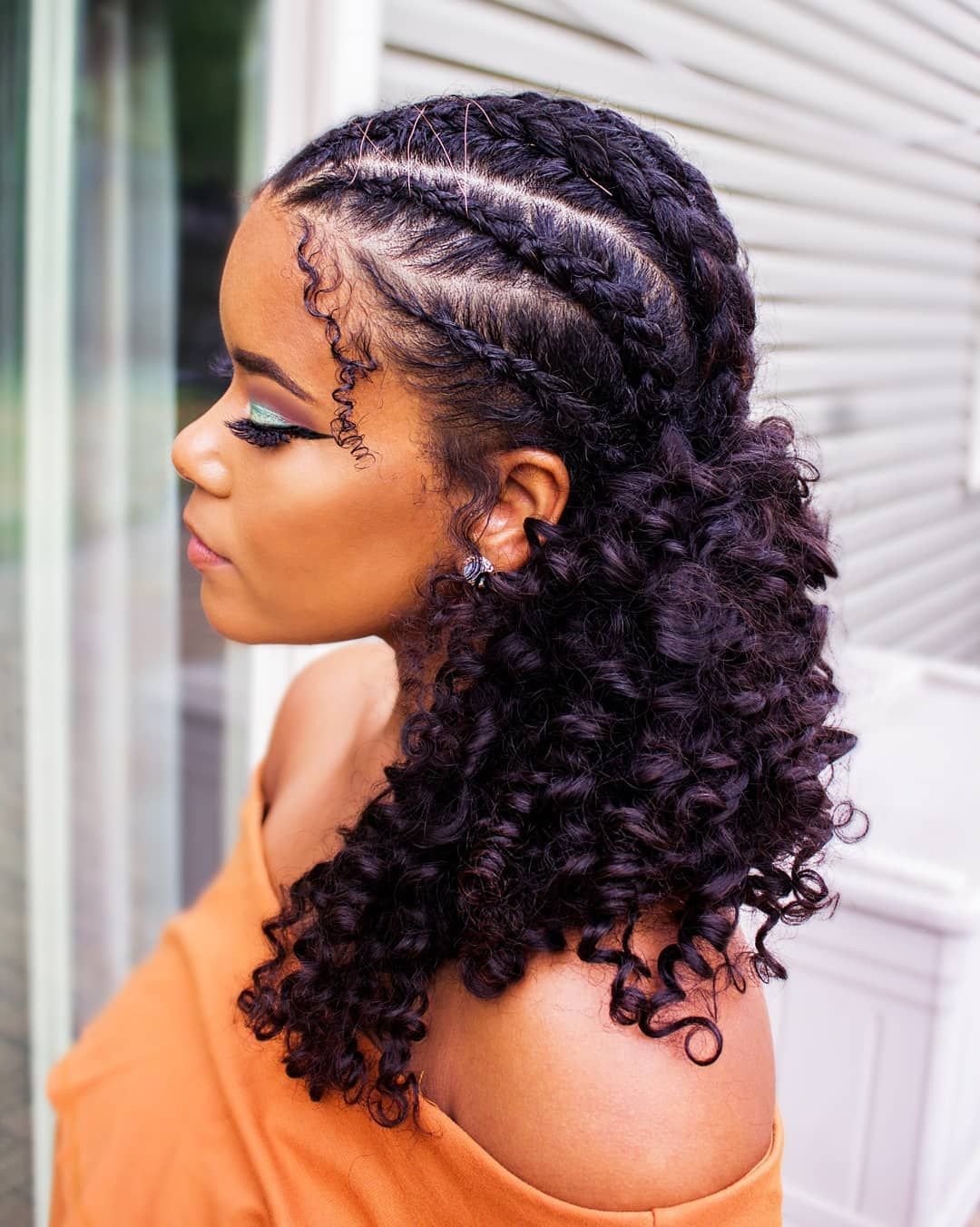 Curly Braided Hair