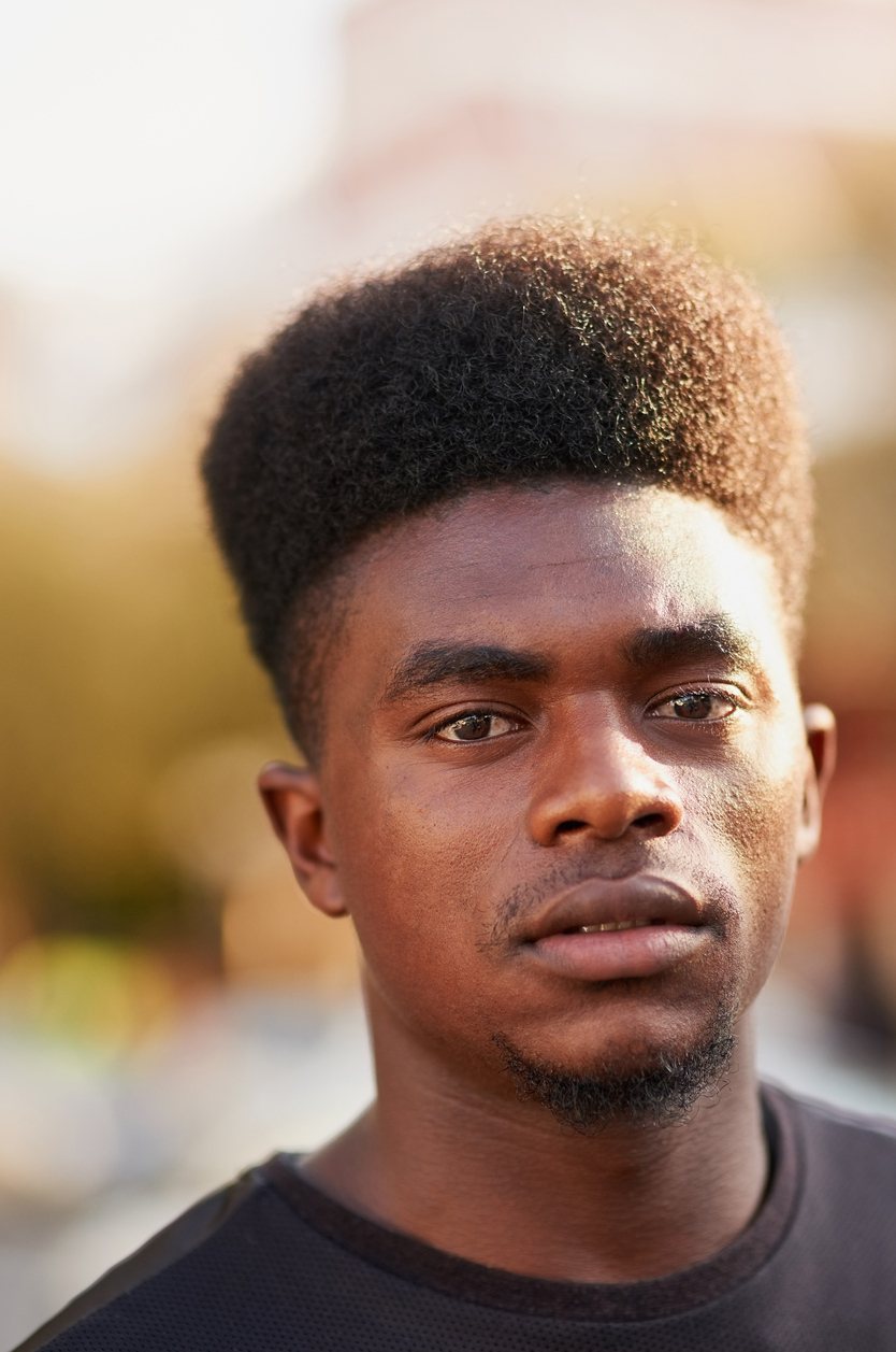 Curly Flat Top Hair
