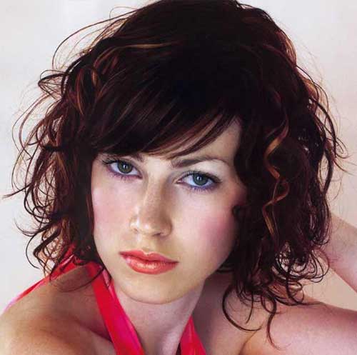Curly Hair Medium Cut with Bob Hair
