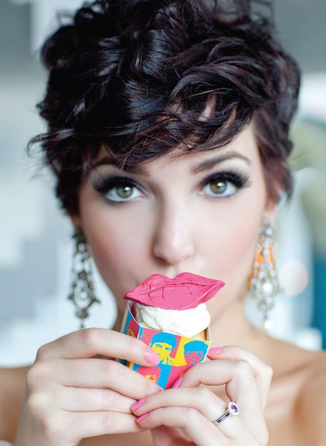 Curly Pixie Cut