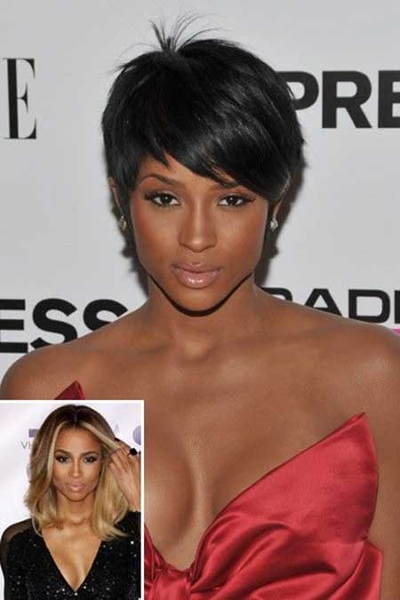 Cute and Attractive Pixie Cut with Little Spikes at the Top