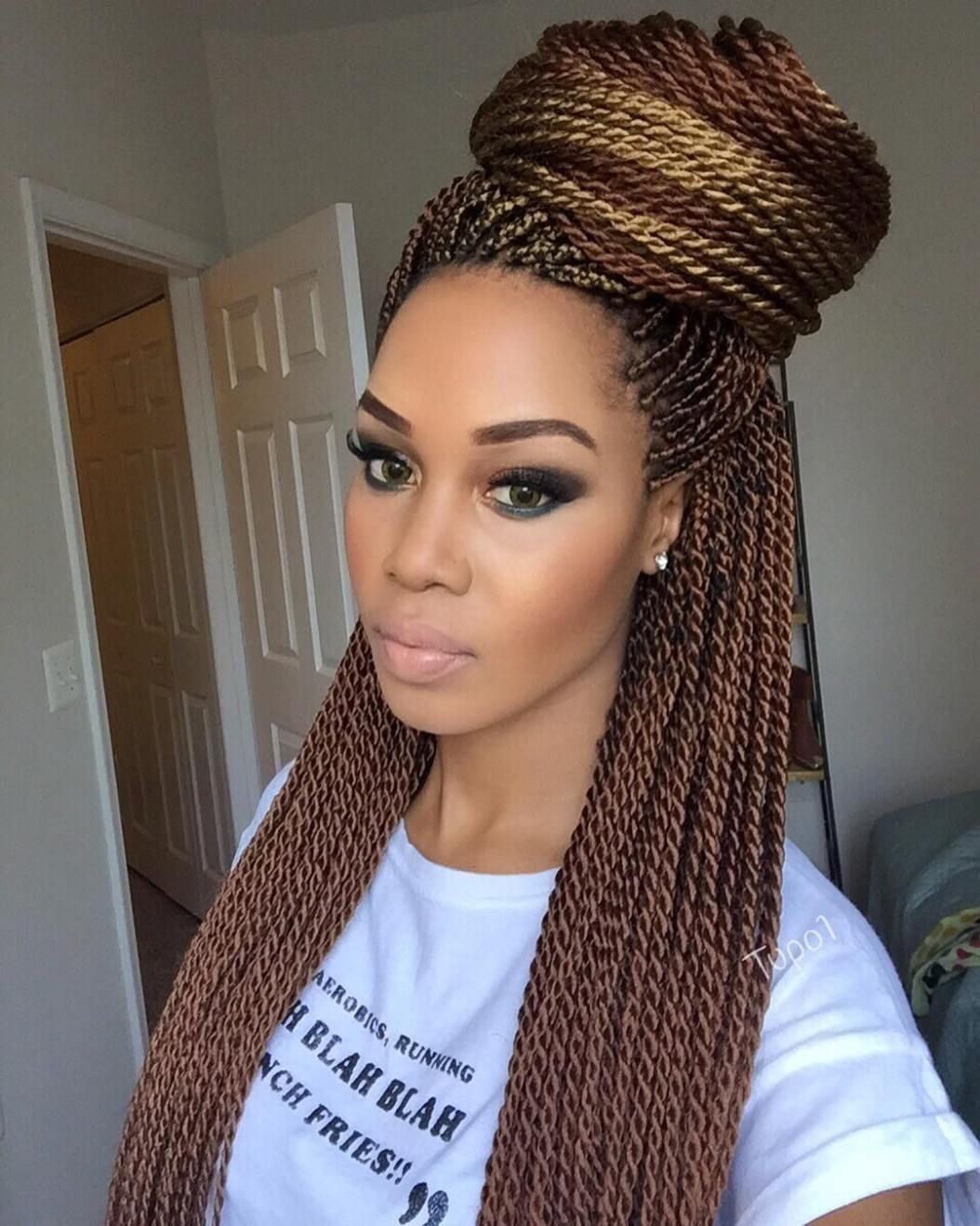 Full Braids and Bun
