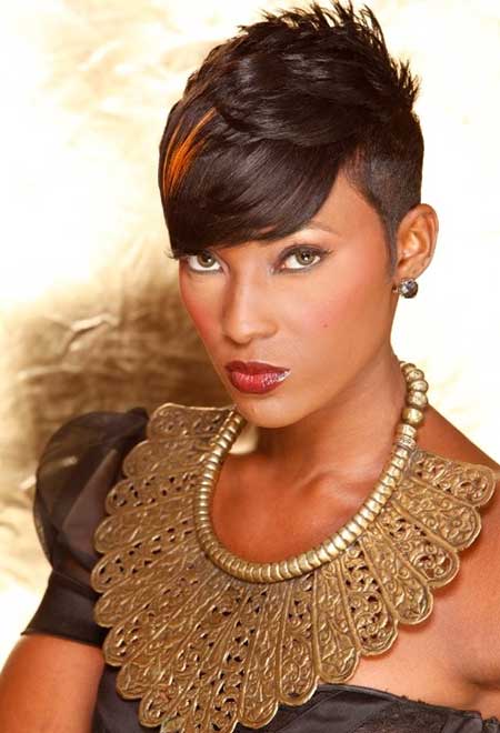 Funky and Exciting Pixie Cut with Little Spikes at the Top