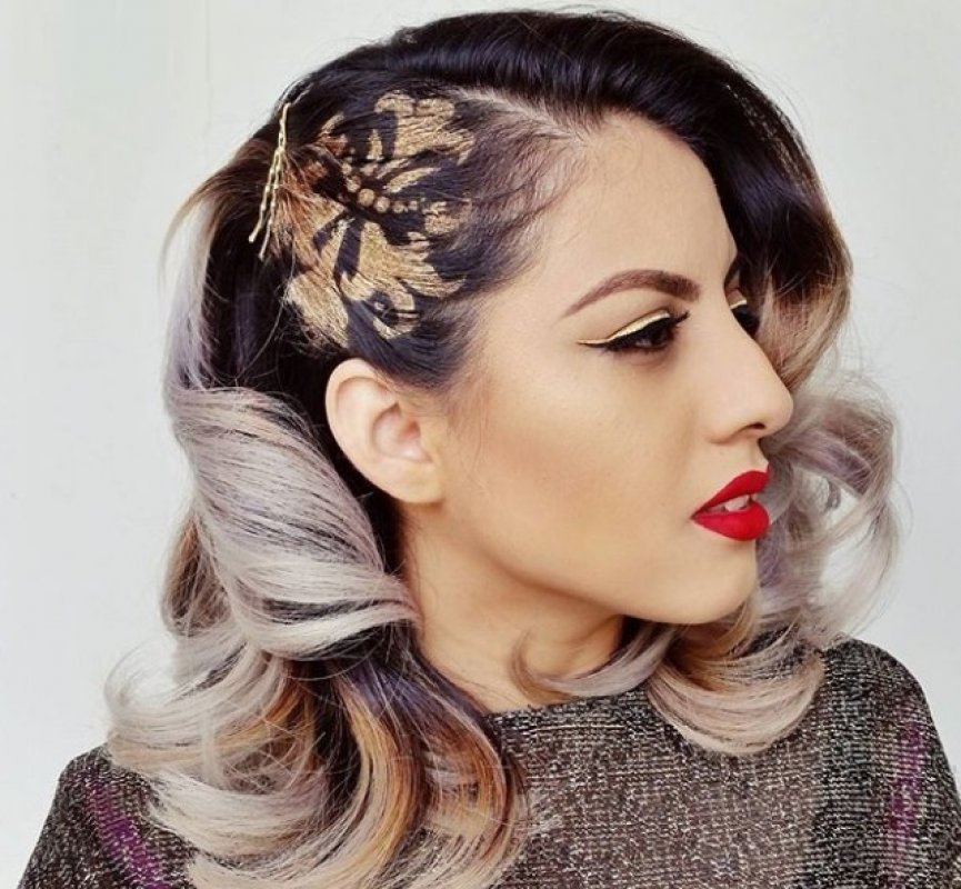 Hair Art with a Bobby Pin