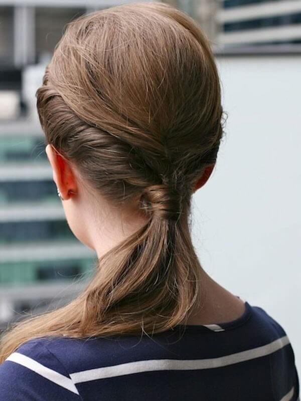 Hair Knot with a Triple Tipsy