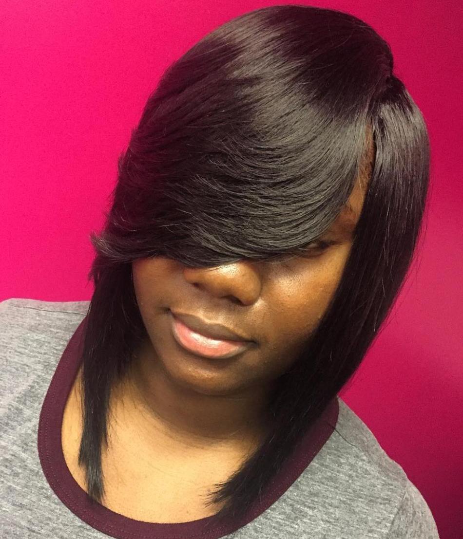 Long Bob with Heavy Bangs
