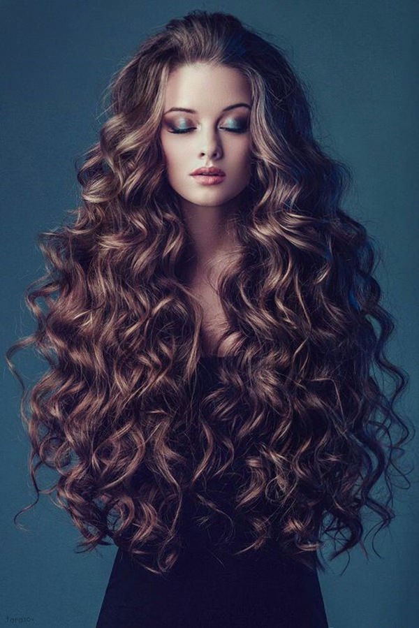 Long Curly Hair