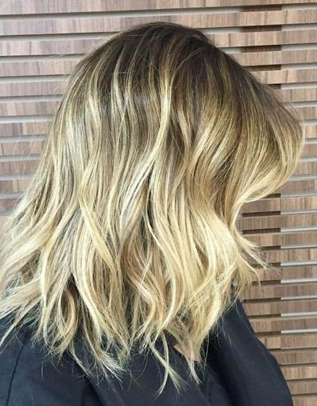 Long Messy Ombre Bob
