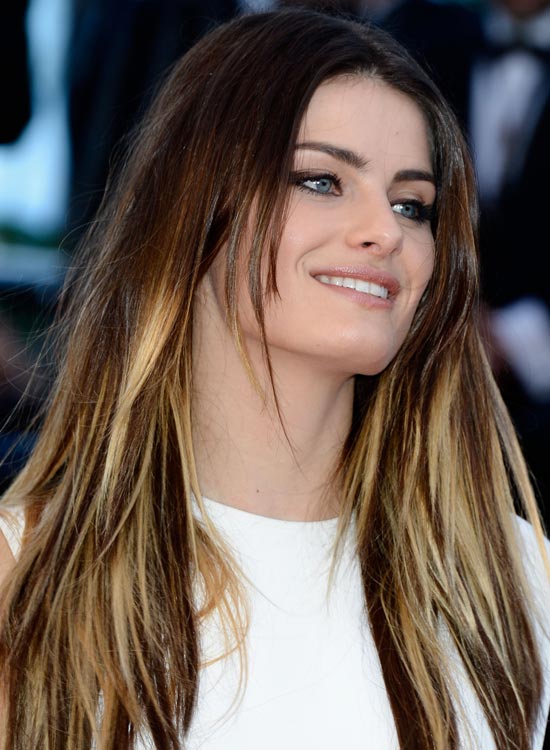 Long Straight Highlighted Hair