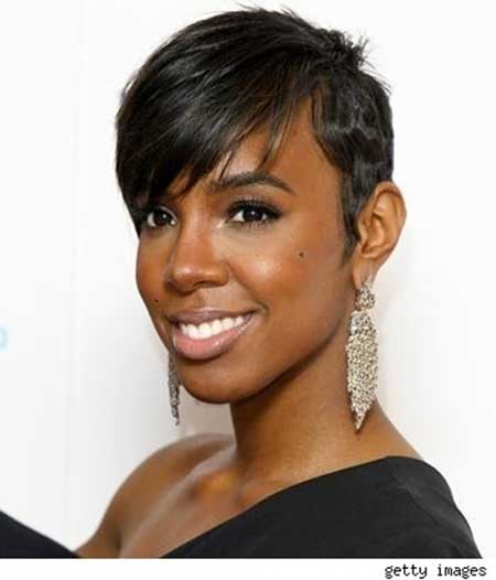 Lovely and Charming Pixie Cut with Nice Pretty Bangs