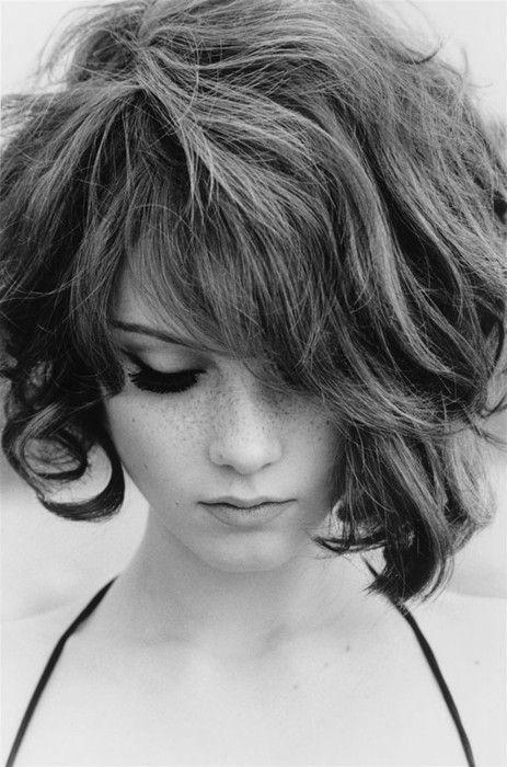 Messy Bob with Bangs