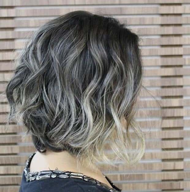 Messy Wavy Lob