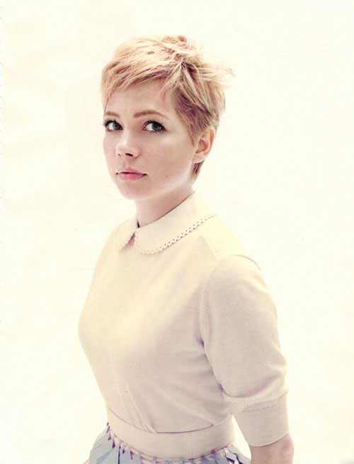 Michelle Williams Layered Pixie Cut Idea