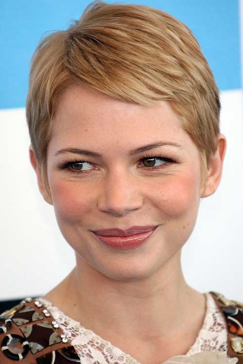 Michelle Williams Very Short Pixie Haircut
