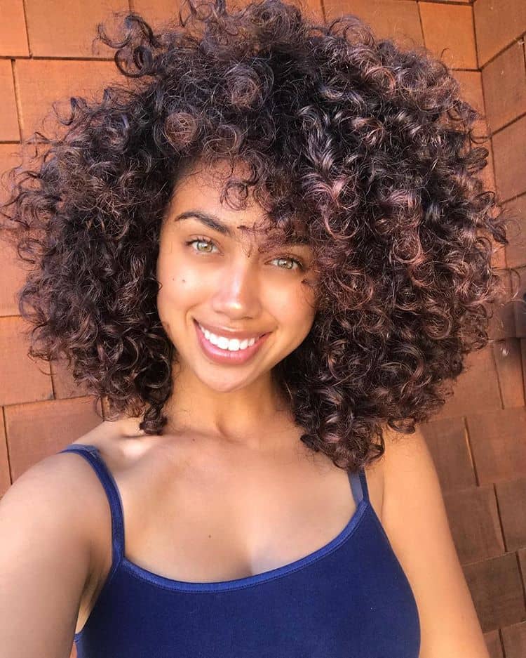 Short Curly Hair with Bob